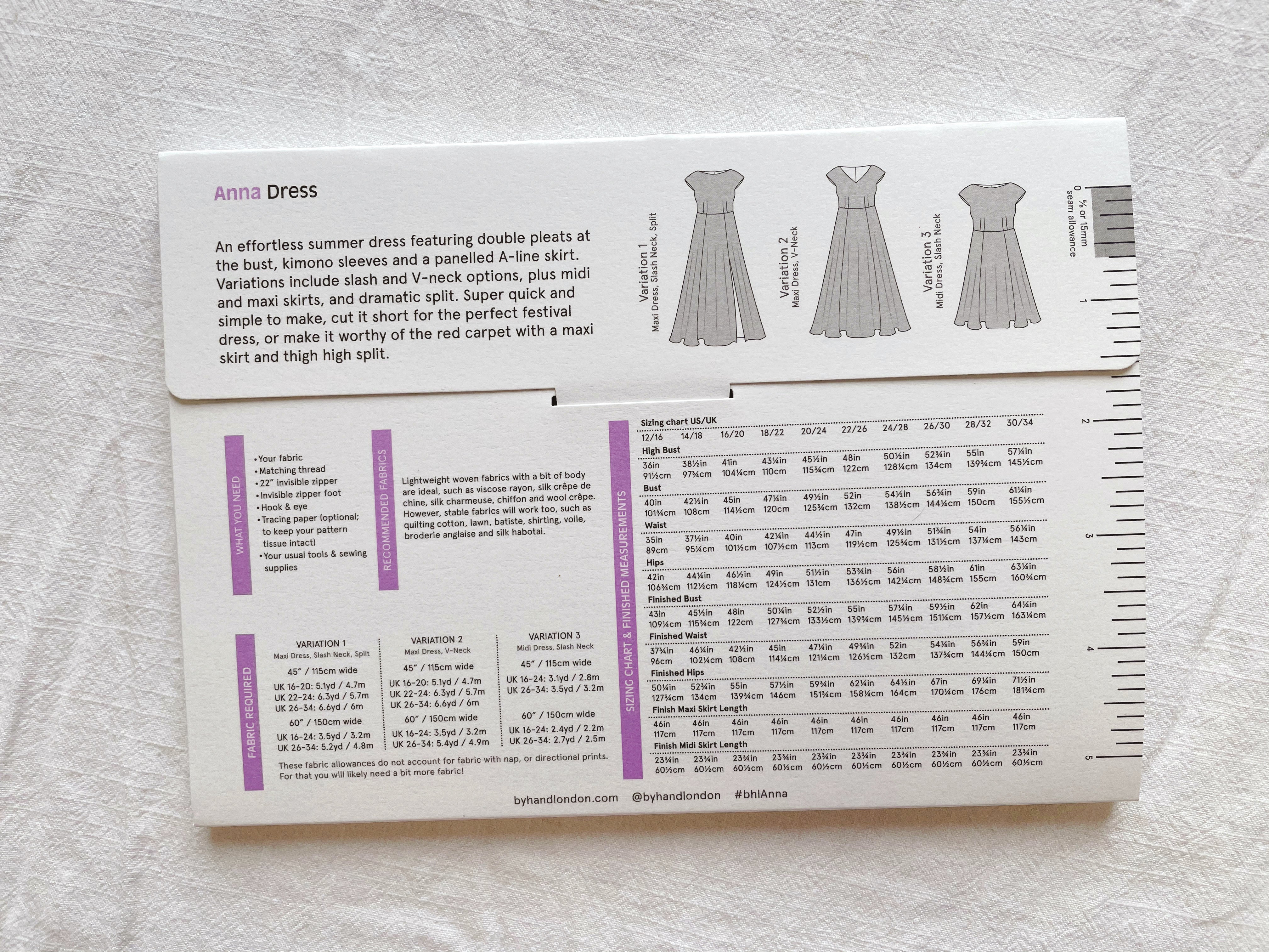 Anna Dress  - PDF sewing pattern - Image 11