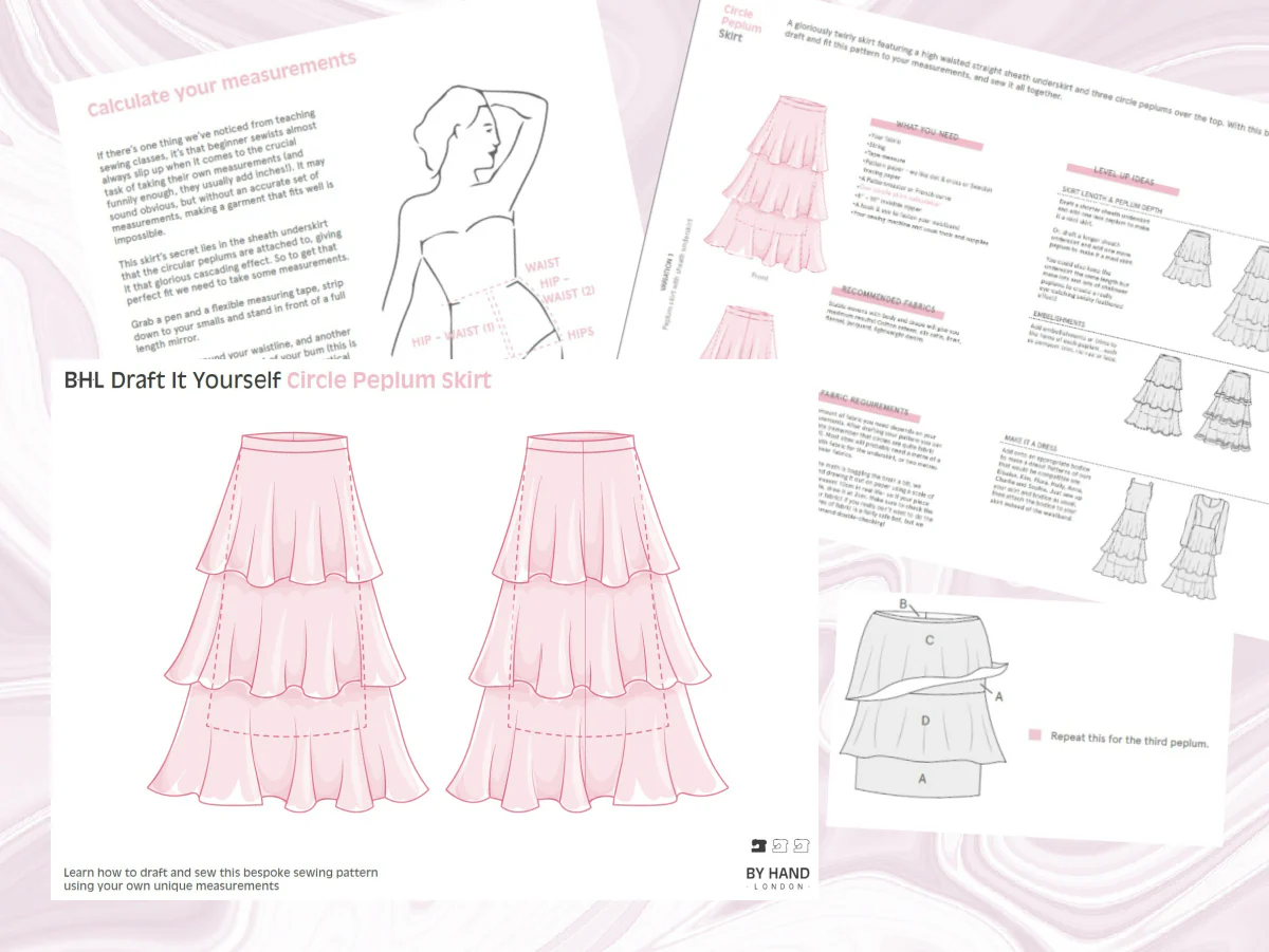 BHL Draft It Yourself - Circle Peplum Skirt - Image 9