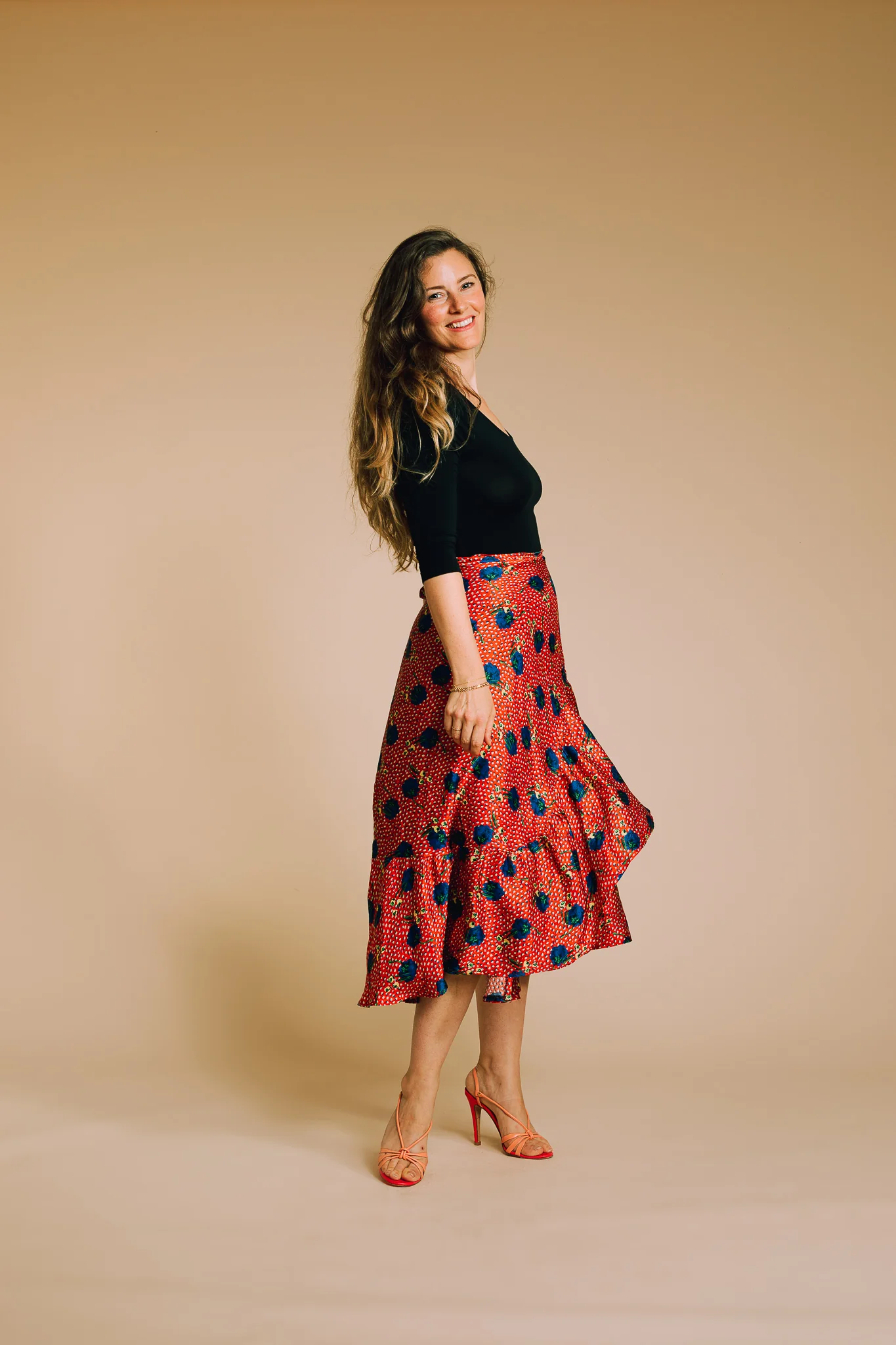 BHL Draft It Yourself - Ruffle Hem Wrap Skirt - Image 3