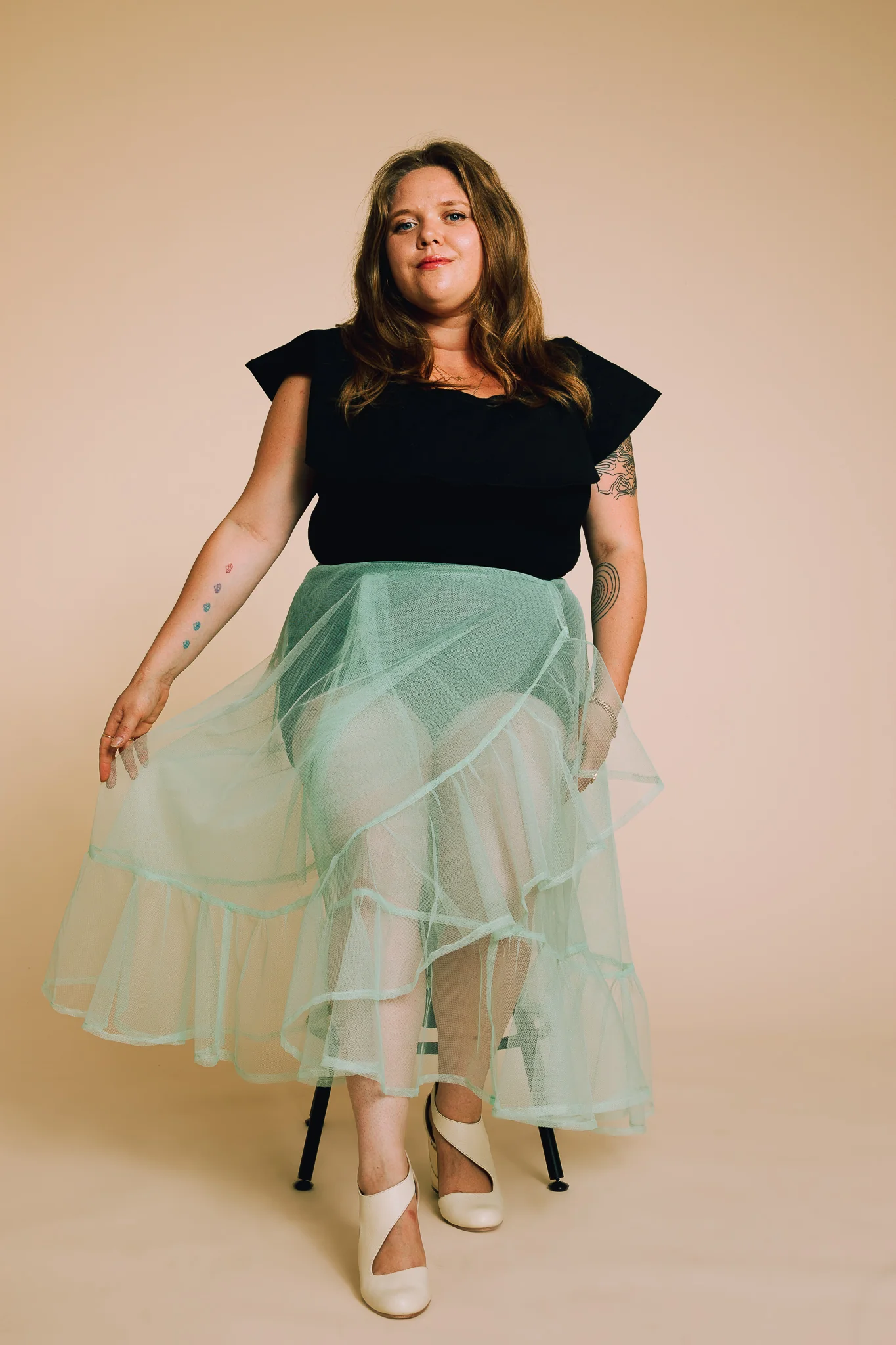 BHL Draft It Yourself - Ruffle Hem Wrap Skirt - Image 7
