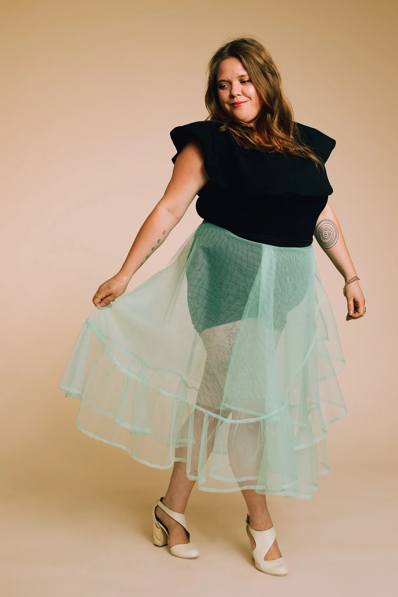 BHL Draft It Yourself - Ruffle Hem Wrap Skirt - Image 9