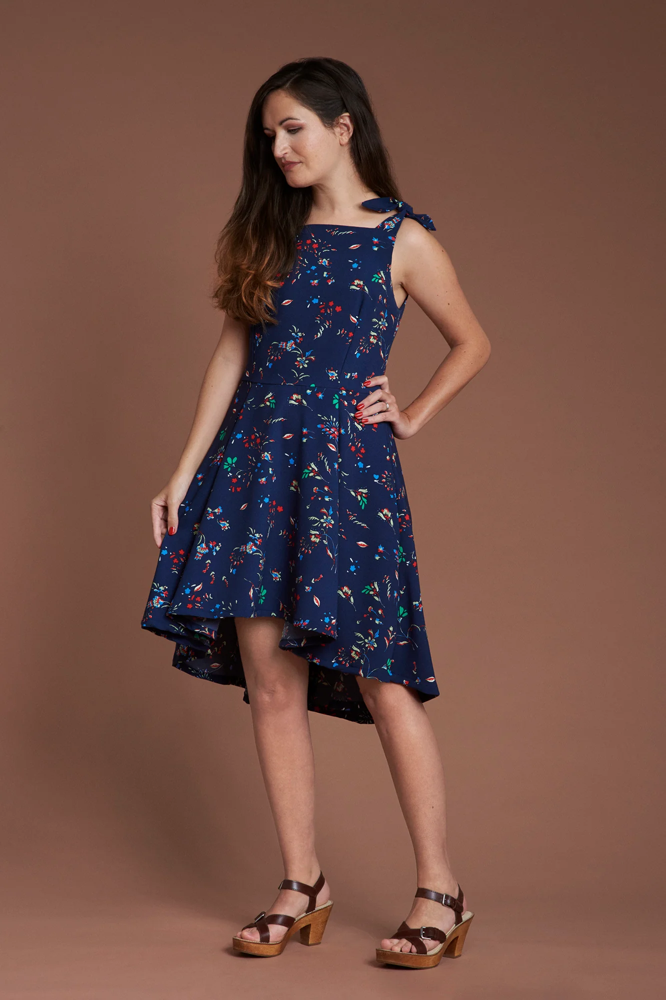 Flora Dress - PDF sewing pattern UK 2-38