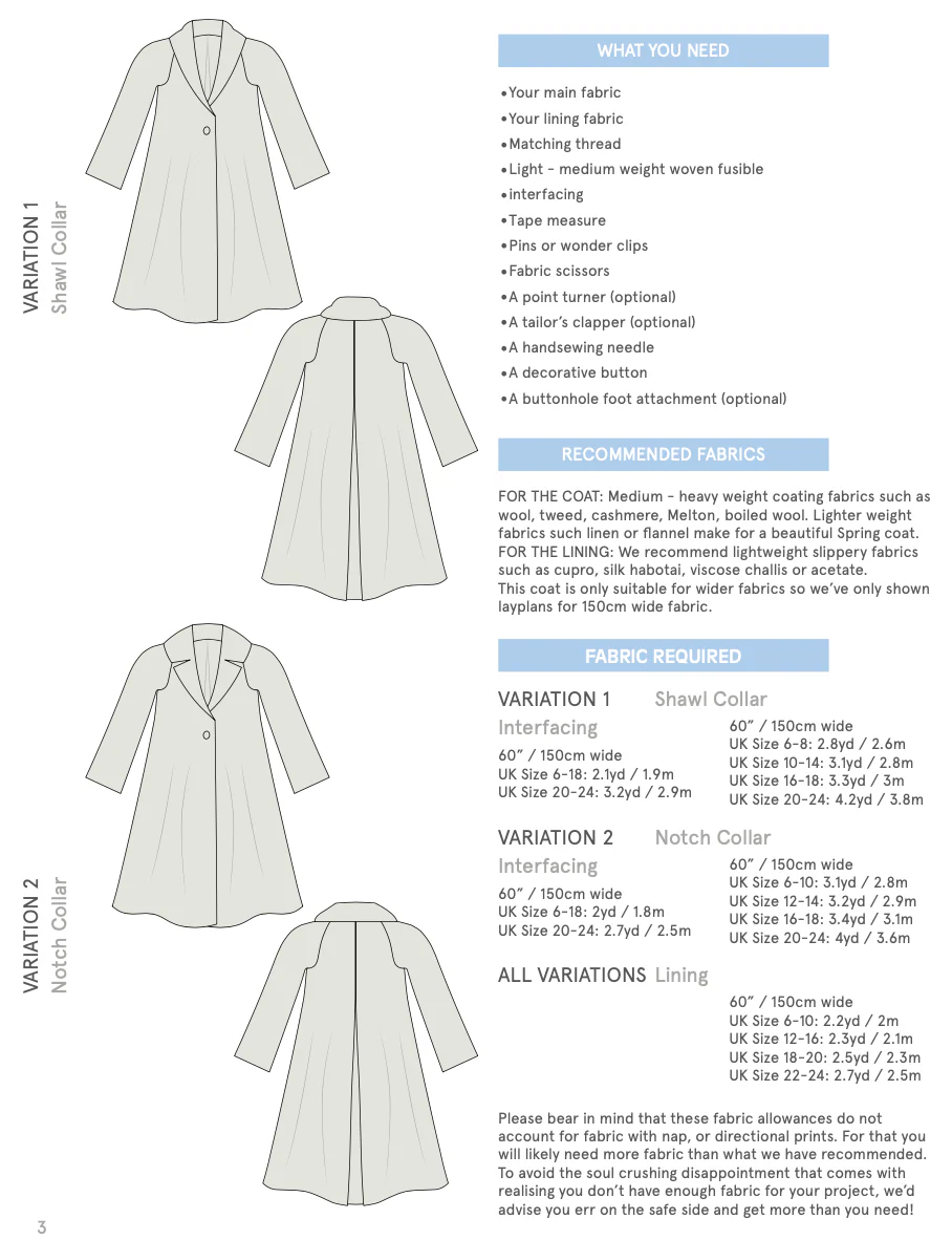 Juliet Coat - PDF Sewing Pattern - Image 13