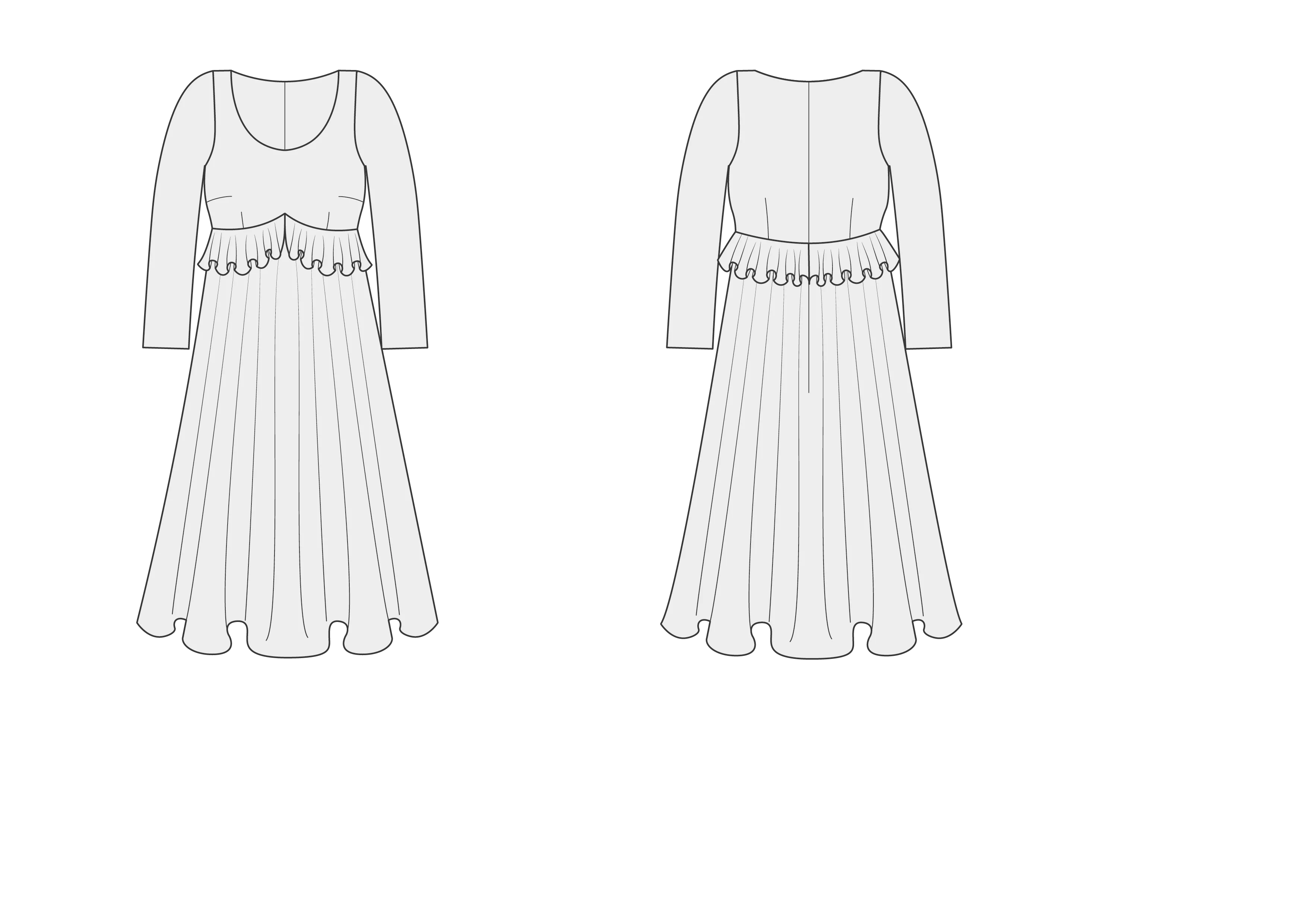 Lizz Dress  - PDF sewing pattern UK 2-38 - Image 16