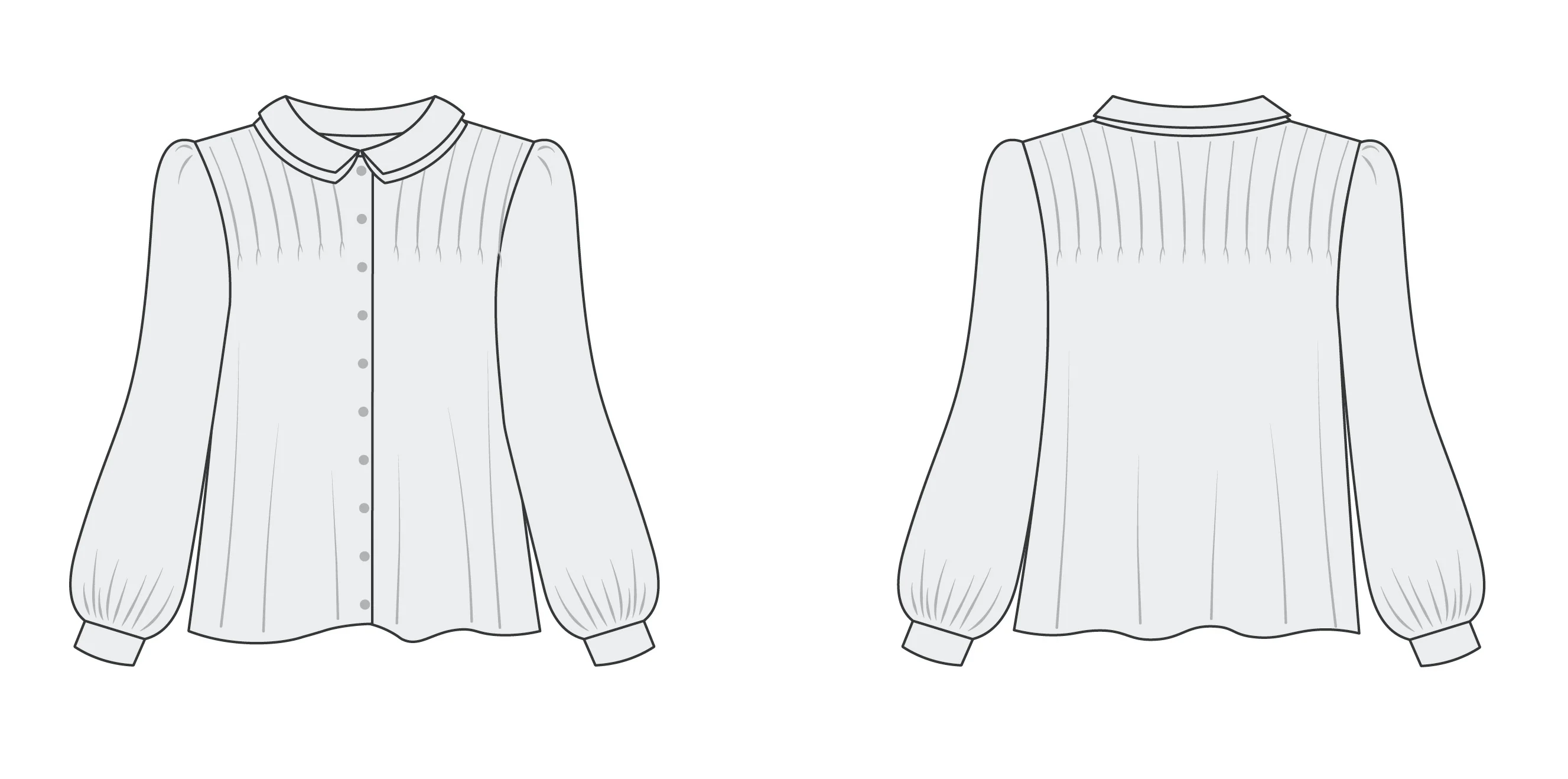 Marie Shirt & Dress - PDF sewing pattern UK 2-38 - Image 21