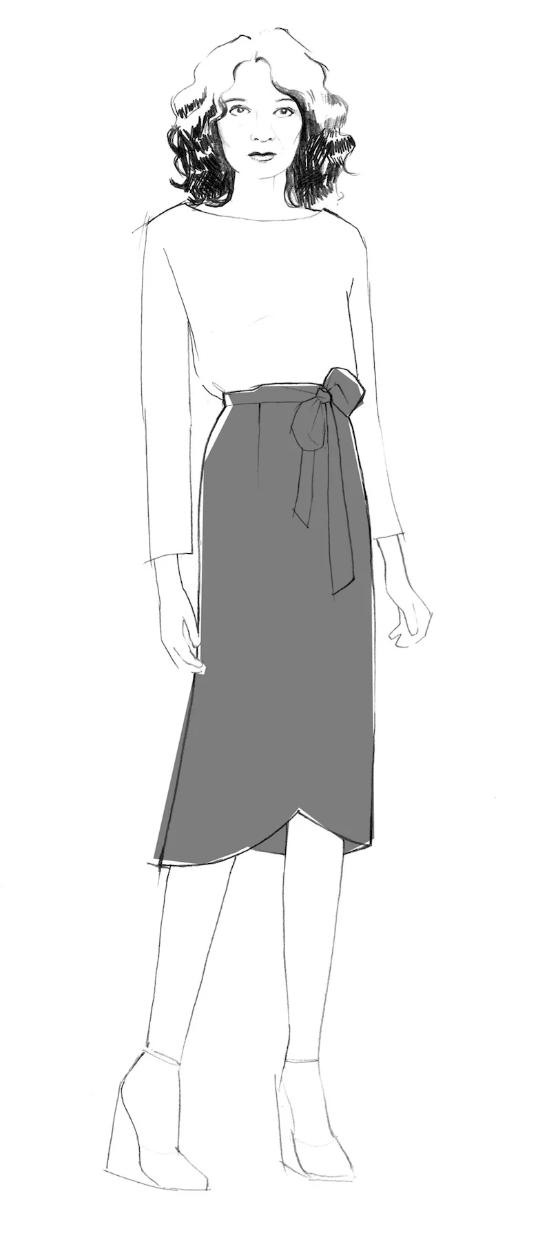 Orsola Dress & Skirt - PDF sewing pattern - Image 13