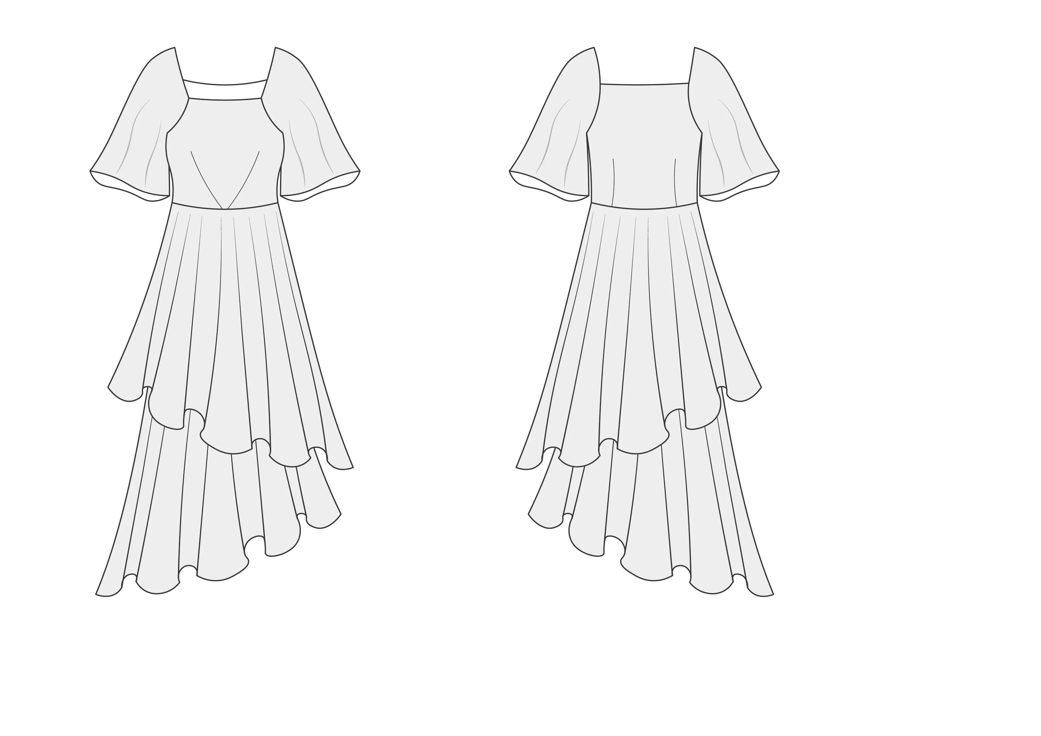 Sandeep Dress & Skirt  - PDF sewing pattern UK 2-38 - Image 11