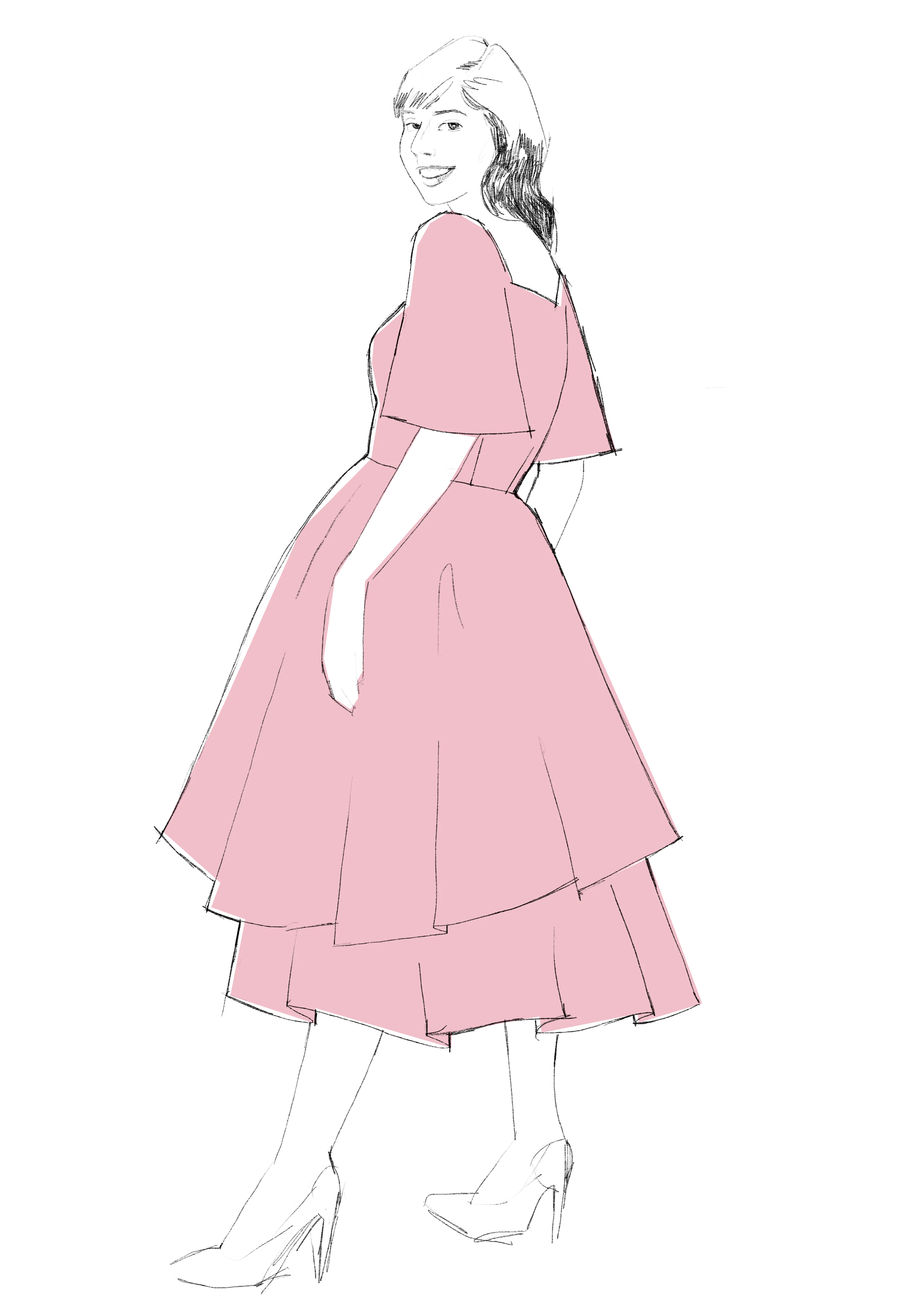 Sandeep Dress & Skirt  - PDF sewing pattern UK 2-38 - Image 14