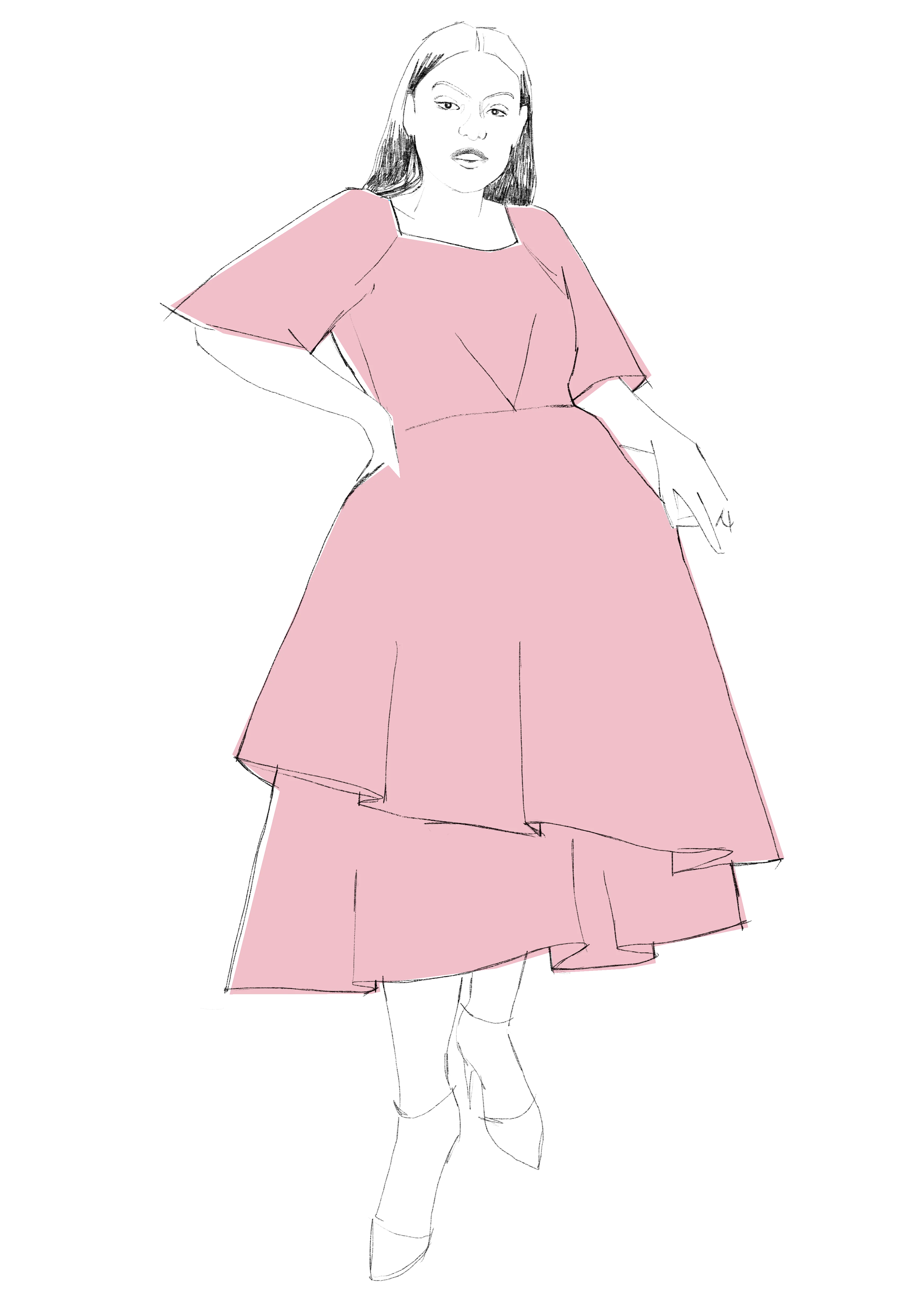 Sandeep Dress & Skirt  - PDF sewing pattern UK 2-38 - Image 16