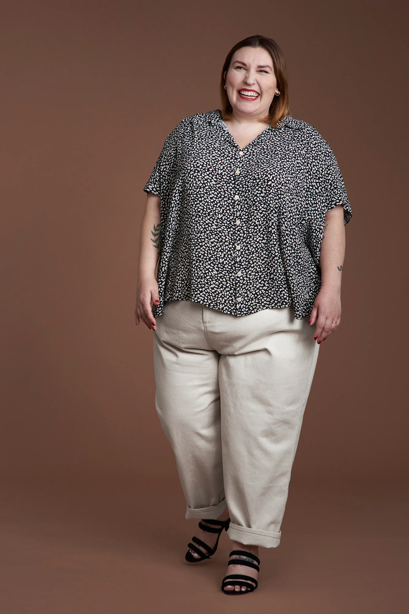 Sarah Shirt & Dress - PDF sewing pattern UK 2-38 - Image 13