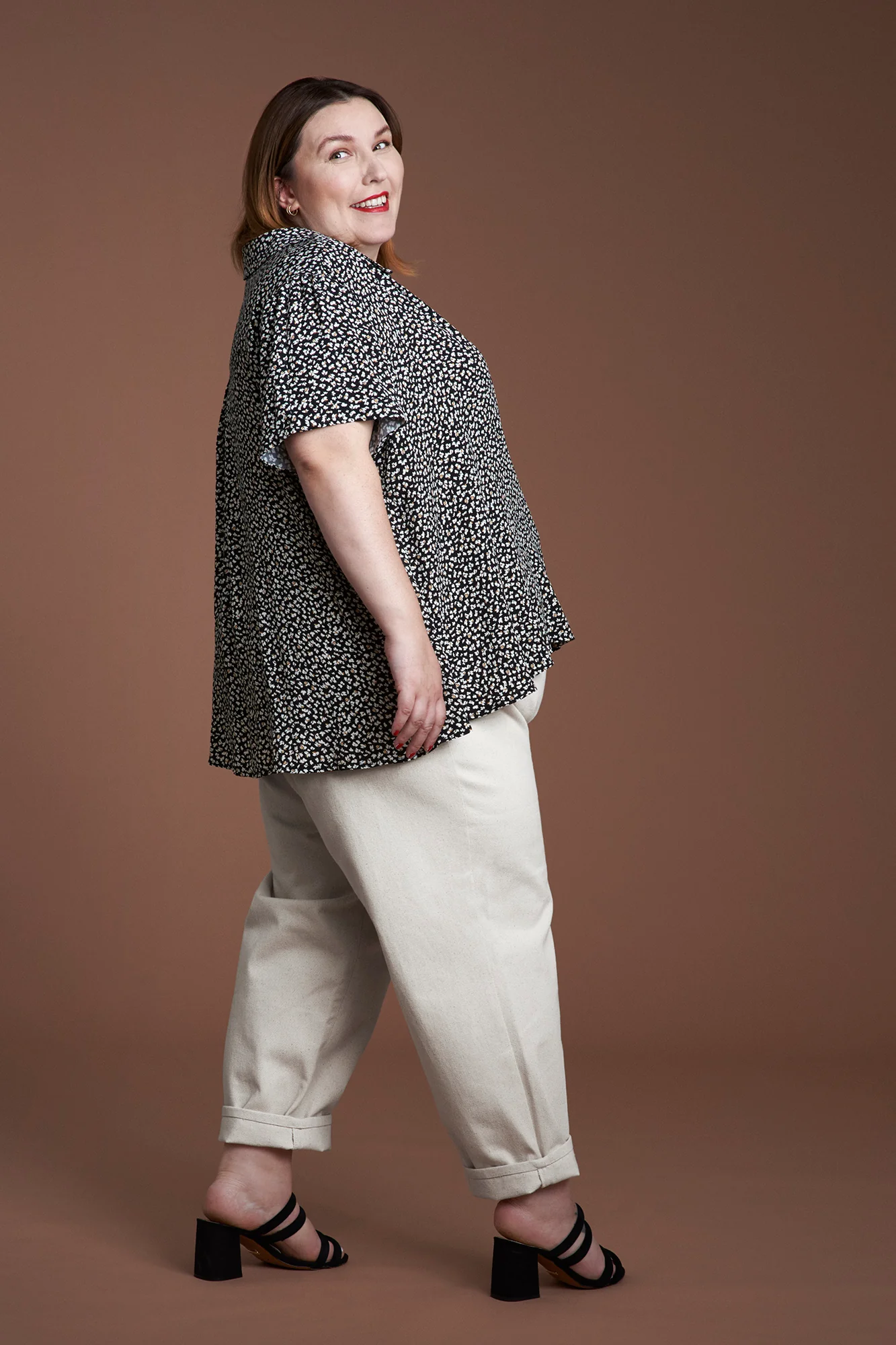 Sarah Shirt & Dress - PDF sewing pattern UK 2-38 - Image 14