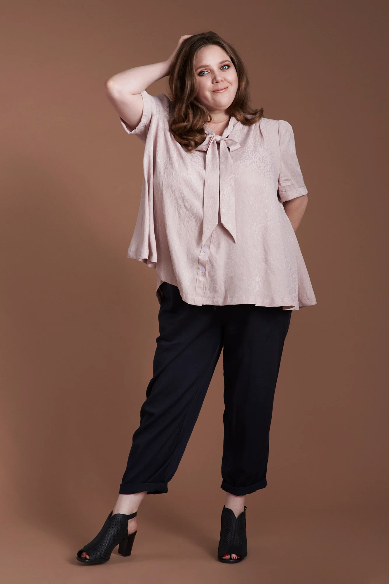 Sarah Shirt & Dress - PDF sewing pattern UK 2-38 - Image 5
