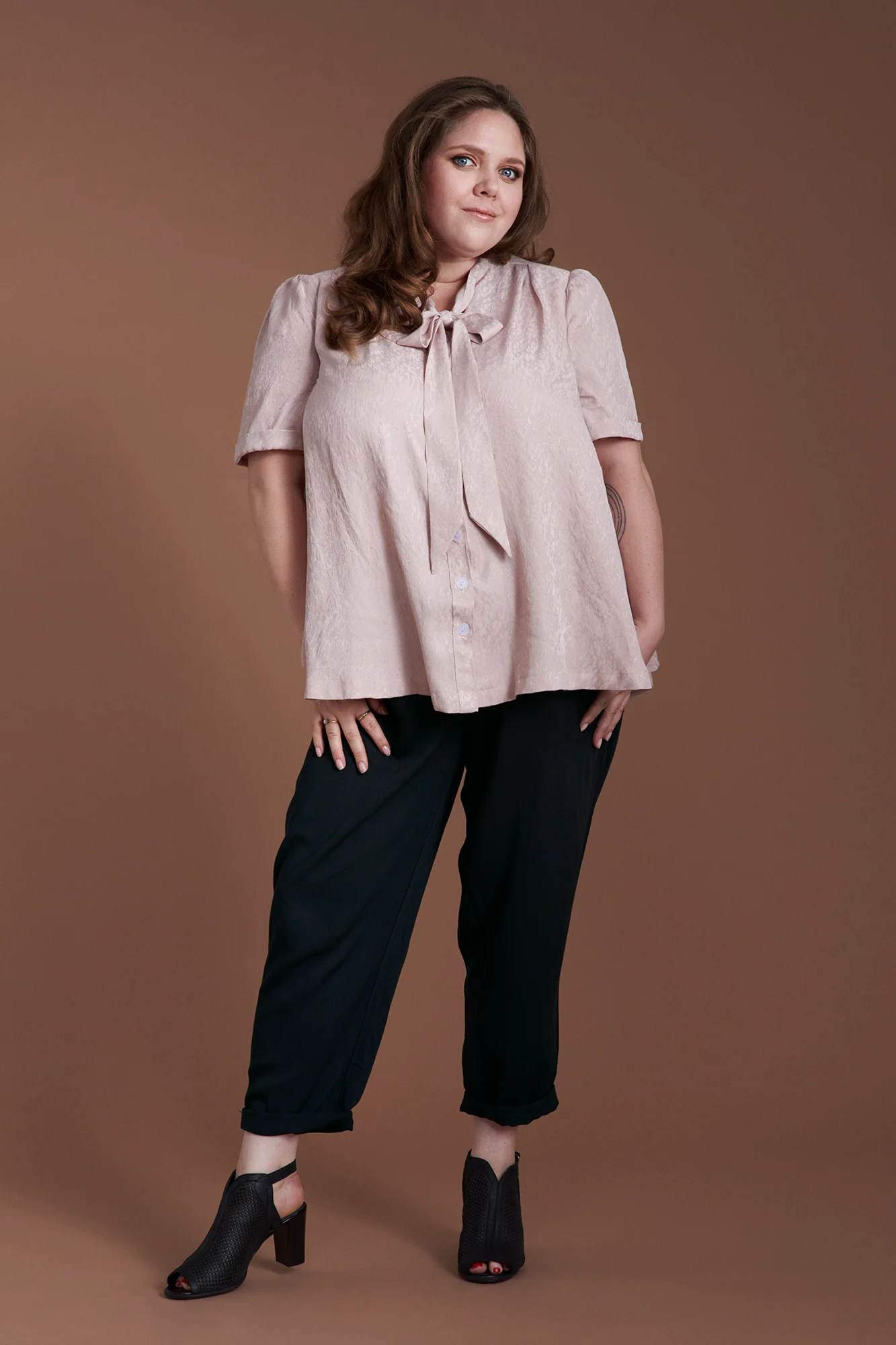 Sarah Shirt & Dress - PDF sewing pattern UK 2-38 - Image 8