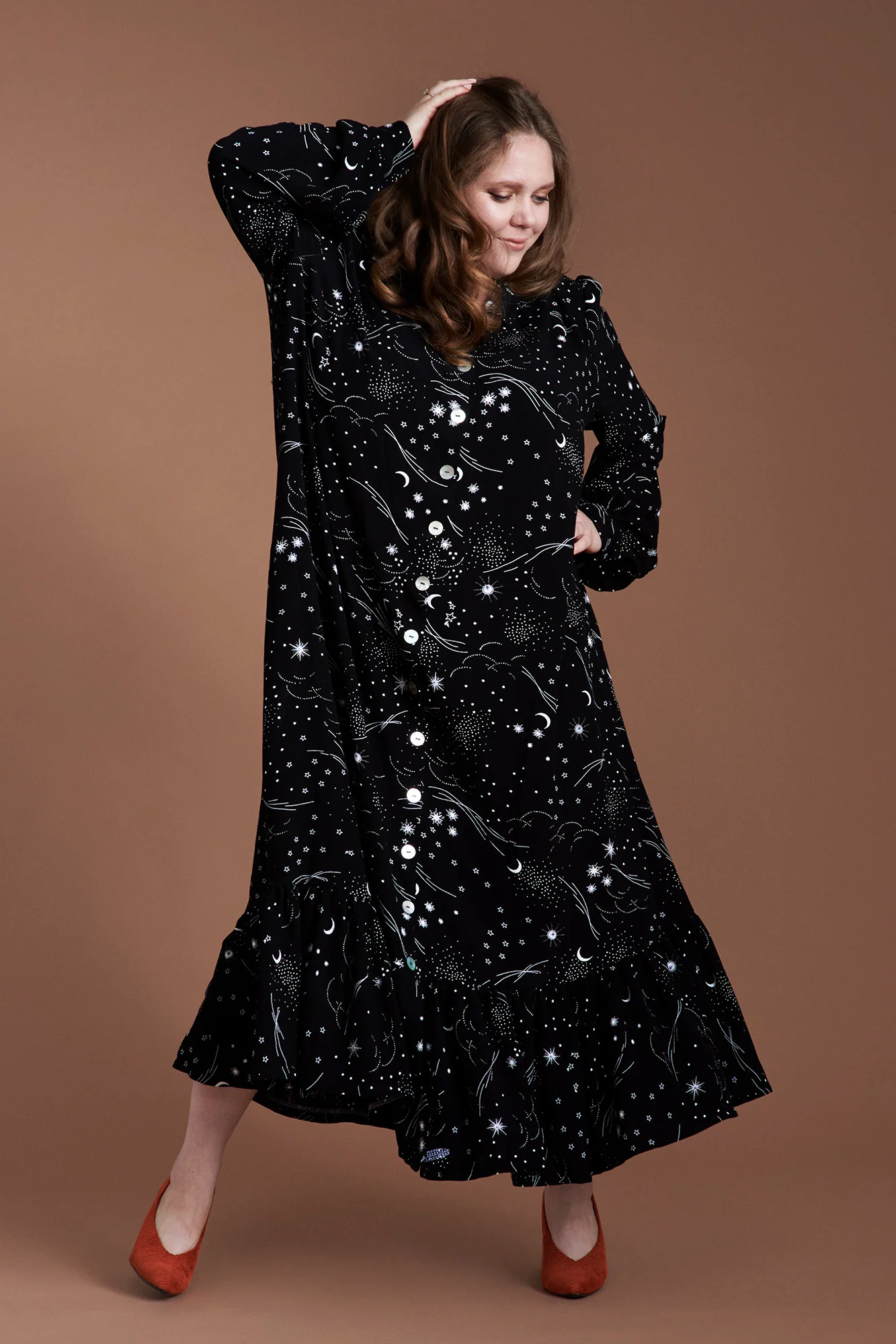 Sarah Shirt & Dress - PDF sewing pattern UK 2-38 - Image 9