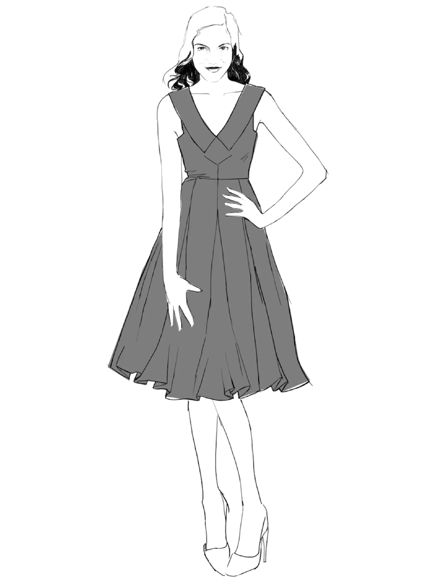 Sophia Dress - PDF Sewing Pattern - Image 3