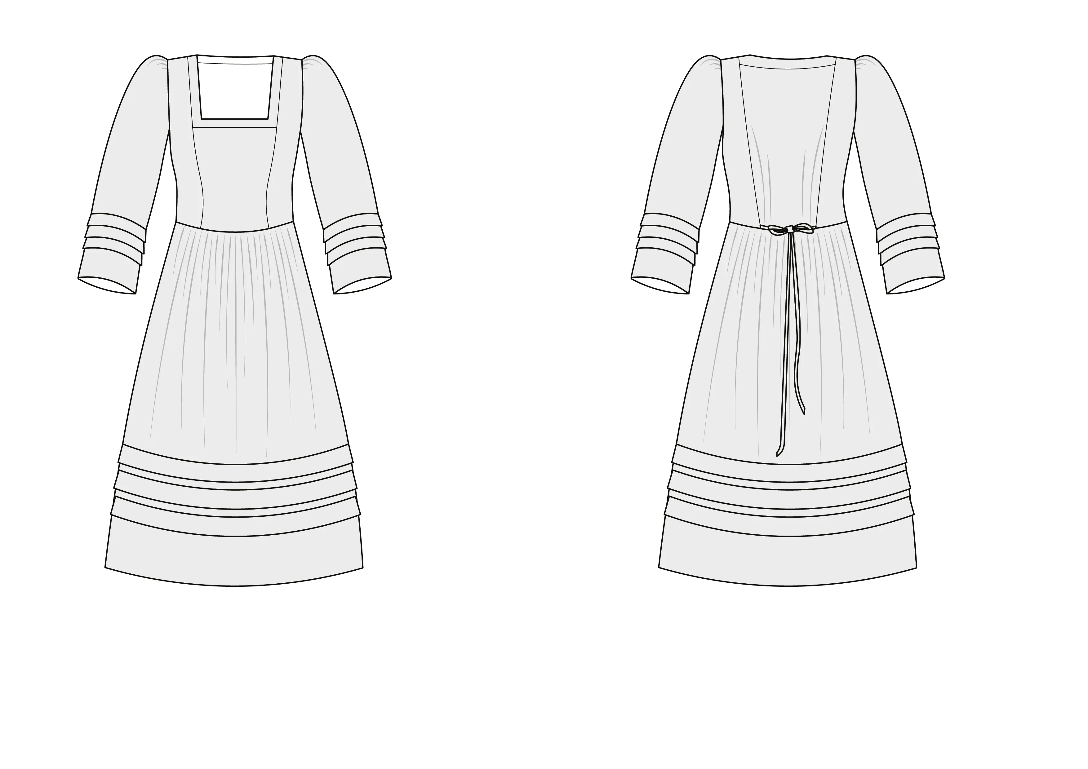 Tamzin Dress  - PDF sewing pattern - Image 11
