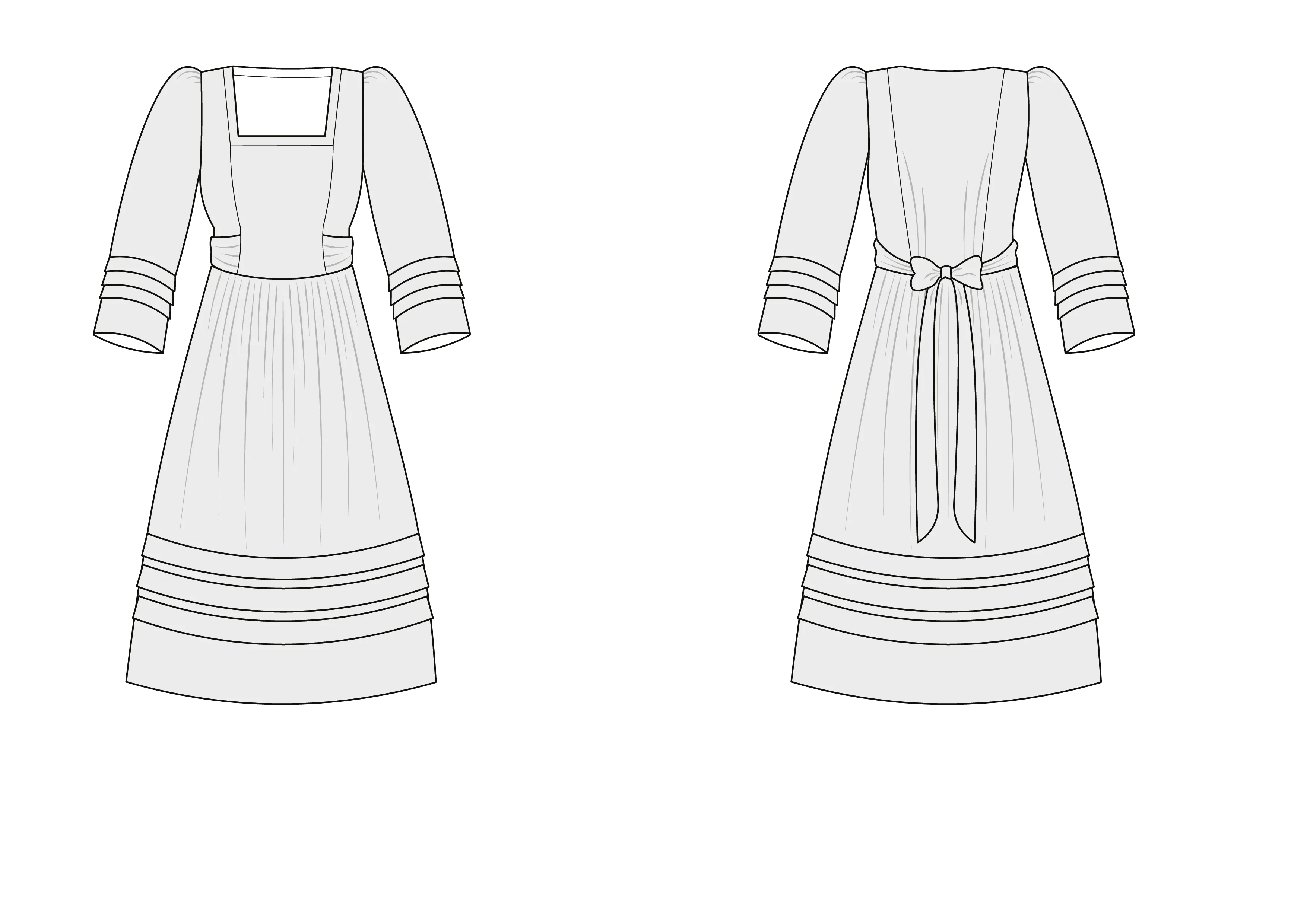 Tamzin Dress  - PDF sewing pattern - Image 12