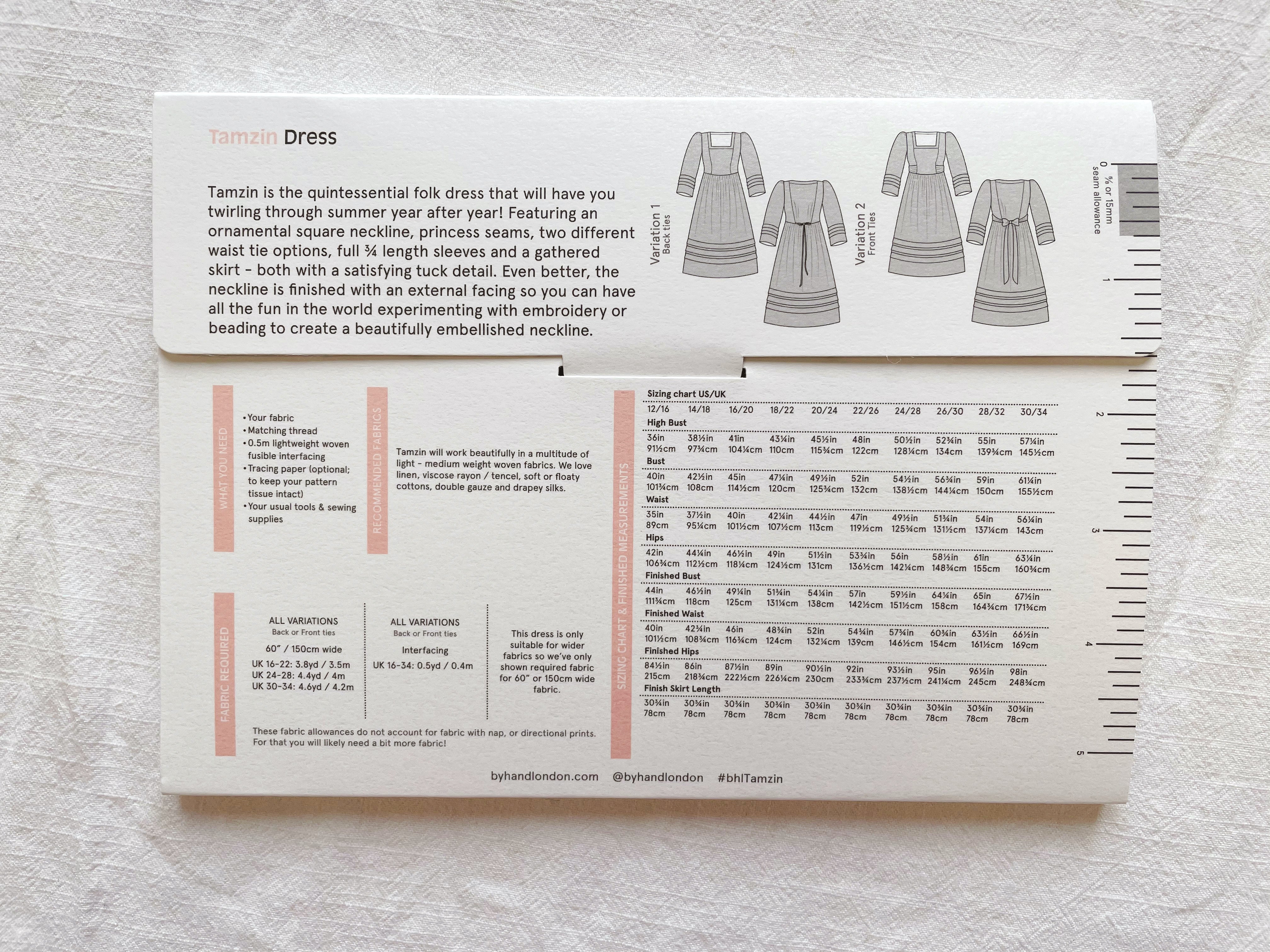 Tamzin Dress  - PDF sewing pattern - Image 14