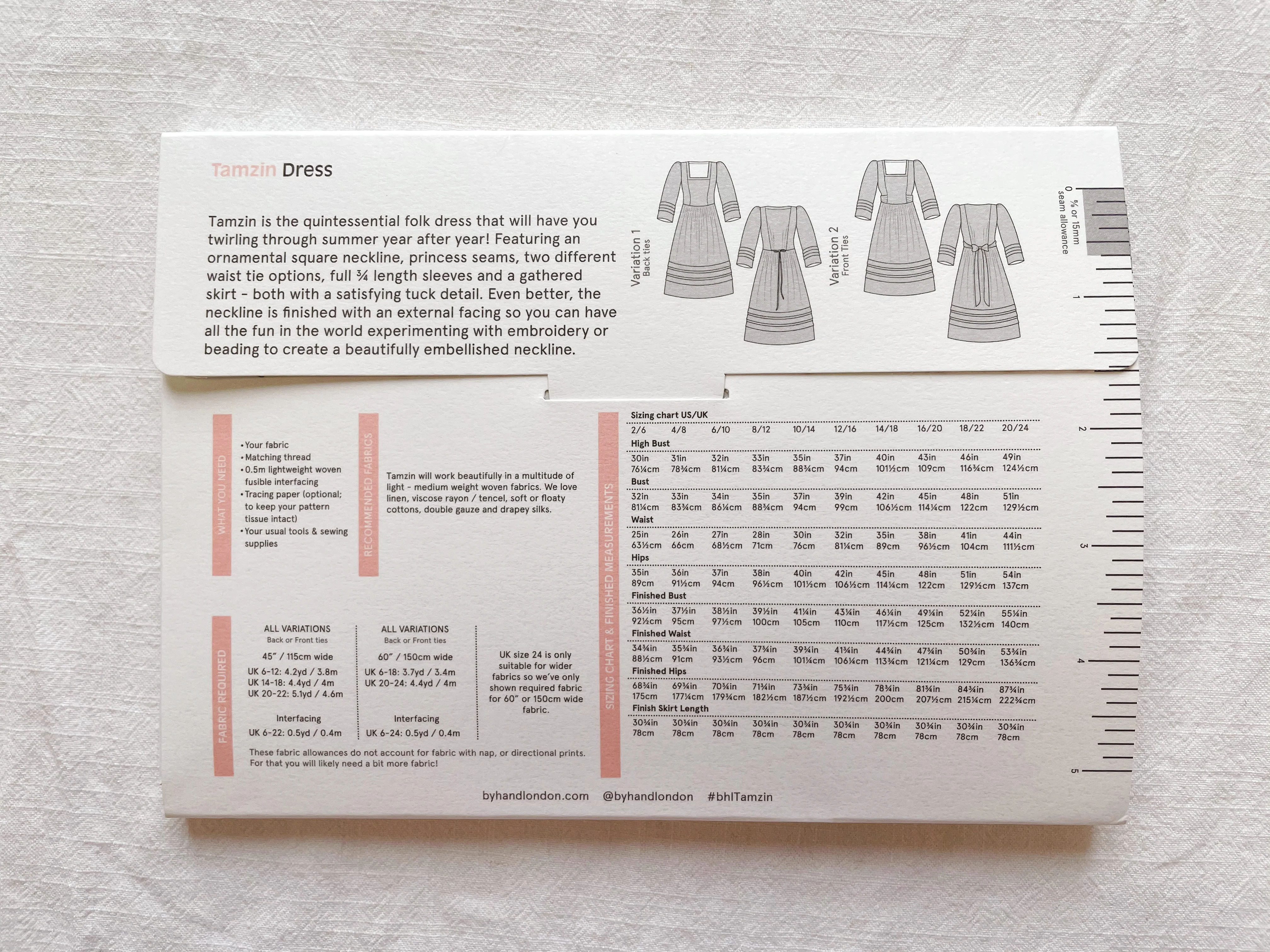 Tamzin Dress  - PDF sewing pattern - Image 16